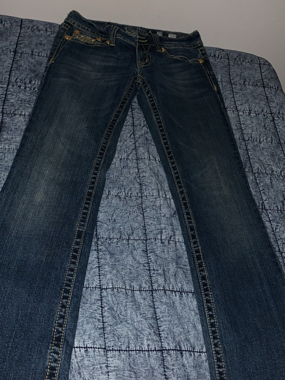 Women’s size 29 brand new miss me jeans Dark Blue Slim Fit